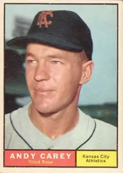 1961 Topps #518 Andy Carey
