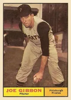 1961 Topps #523 Joe Gibbon