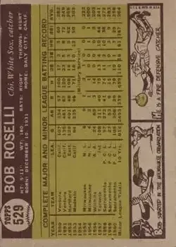 Back of Bob Roselli