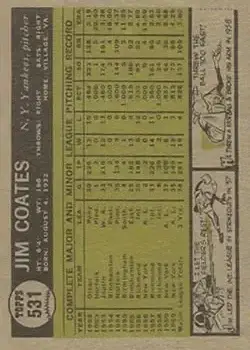 Back of Jim Coates