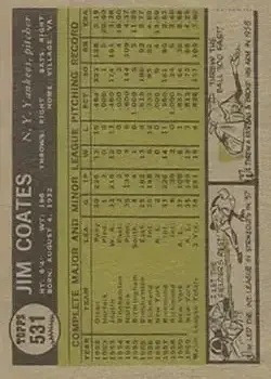 Back of Jim Coates