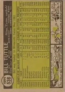 Back of Bill Tuttle