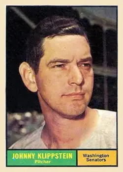 1961 Topps #539 Johnny Klippstein