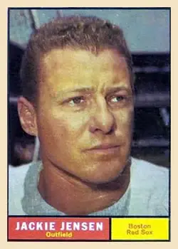 1961 Topps #540 Jackie Jensen