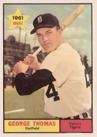 1961 Topps #544 George Thomas