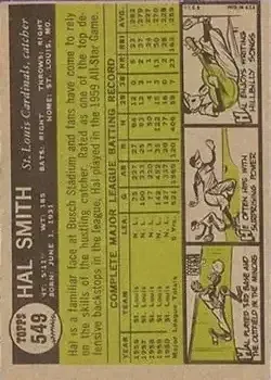 Back of Hal Smith