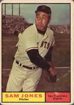 1961 Topps #555 Sam Jones