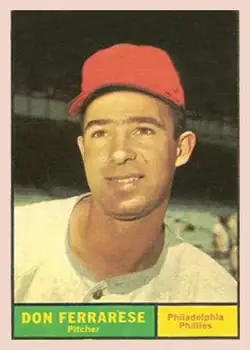 1961 Topps #558 Don Ferrarese
