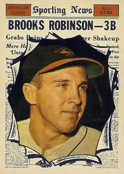 1961 Topps #572 Brooks Robinson