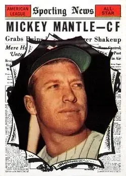 1961 Topps #578 Mickey Mantle