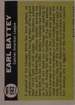 Back of Earl Battey