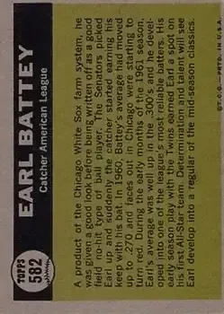 Back of Earl Battey