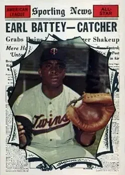1961 Topps #582 Earl Battey