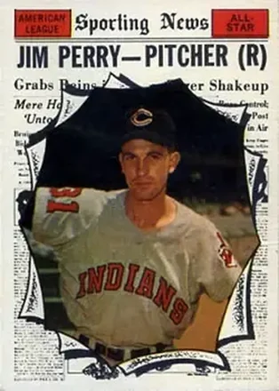 1961 Topps #584 Jim Perry