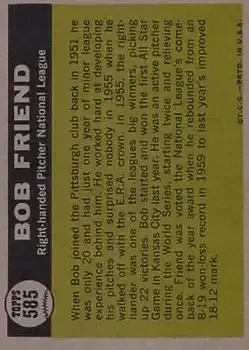 Back of Bob Friend