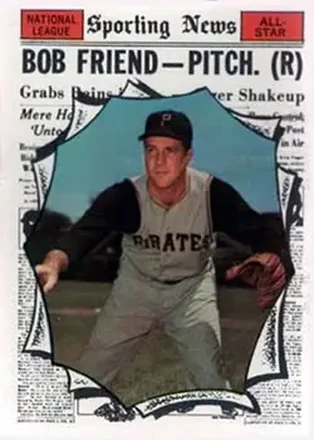 1961 Topps #585 Bob Friend