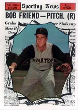 1961 Topps #585 Bob Friend