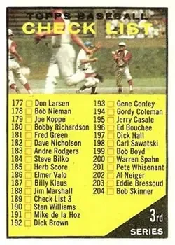 Front of Card #189