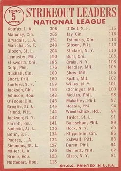 Back of Card #5