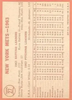 Back of Card #27