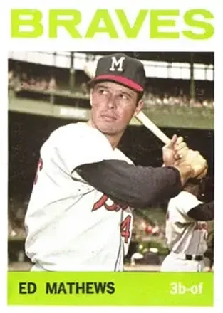 1964 Topps #35 Ed Mathews