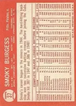 Back of Forrest Burgess