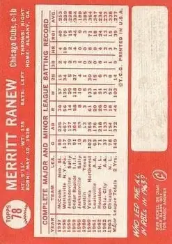 Back of Merritt Ranew