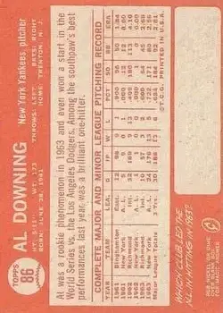 Back of Al Downing