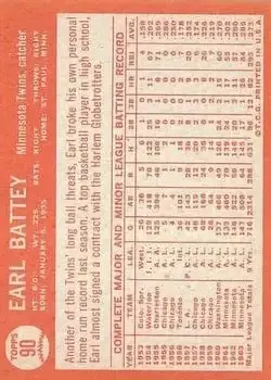 Back of Earl Battey