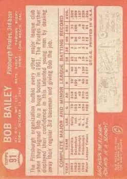 Back of Bob Bailey