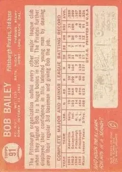 Back of Bob Bailey