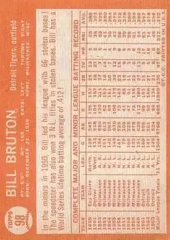 Back of Bill Bruton