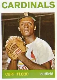 1964 Topps #103 - Curt Flood - St. Louis Cardinals