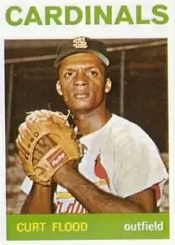 Front of Curt Flood