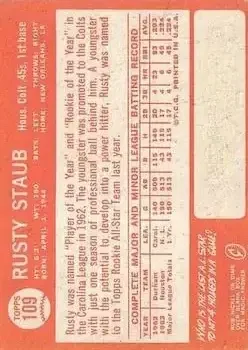 Back of Rusty Staub