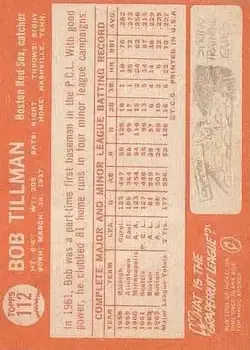 Back of Bob Tillman