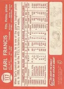 Back of Earl Francis