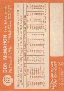 Back of Don McMahon