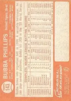 Back of Bubba Phillips