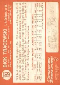 Back of Dick Tracewski