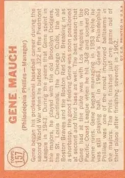 Back of Gene Mauch