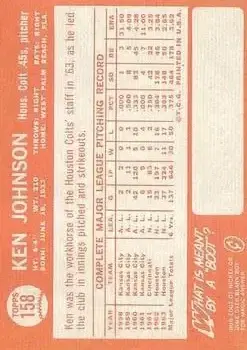 Back of Ken Johnson
