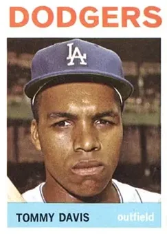 1964 Topps #180 - Tommy Davis - Los Angeles Dodgers