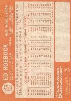 Back of Ed Roebuck
