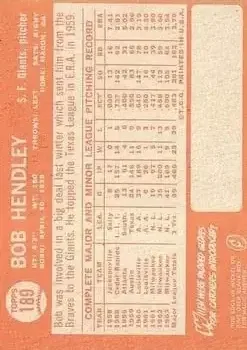 Back of Bob Hendley