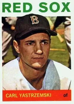 Front of Carl Yastrzemski