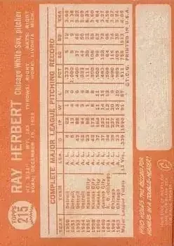 Back of Ray Herbert