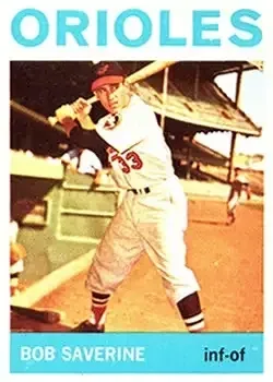 1964 Topps #221 Bob Saverine