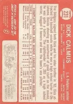 Back of Dick Calmus