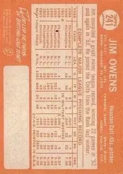 Back of Jim Owens